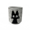 TAZA RECTA ESTANDAR FONDO TRADICIONAL MIK NEGRO GATO NEGRO