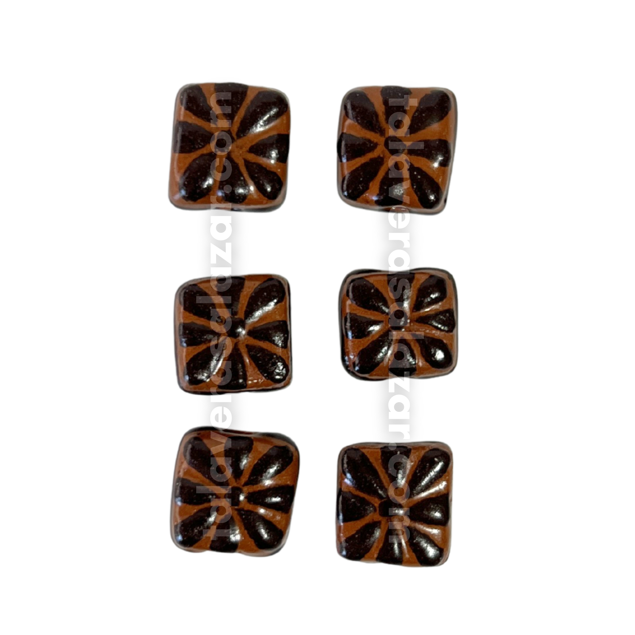 CUADRO PLANO 1.5 CM FONDO CAFE DECORADO CAFE CHOCOLATE