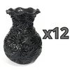 FLORERO ONDAS 20 CM MIK SUPER BLACK