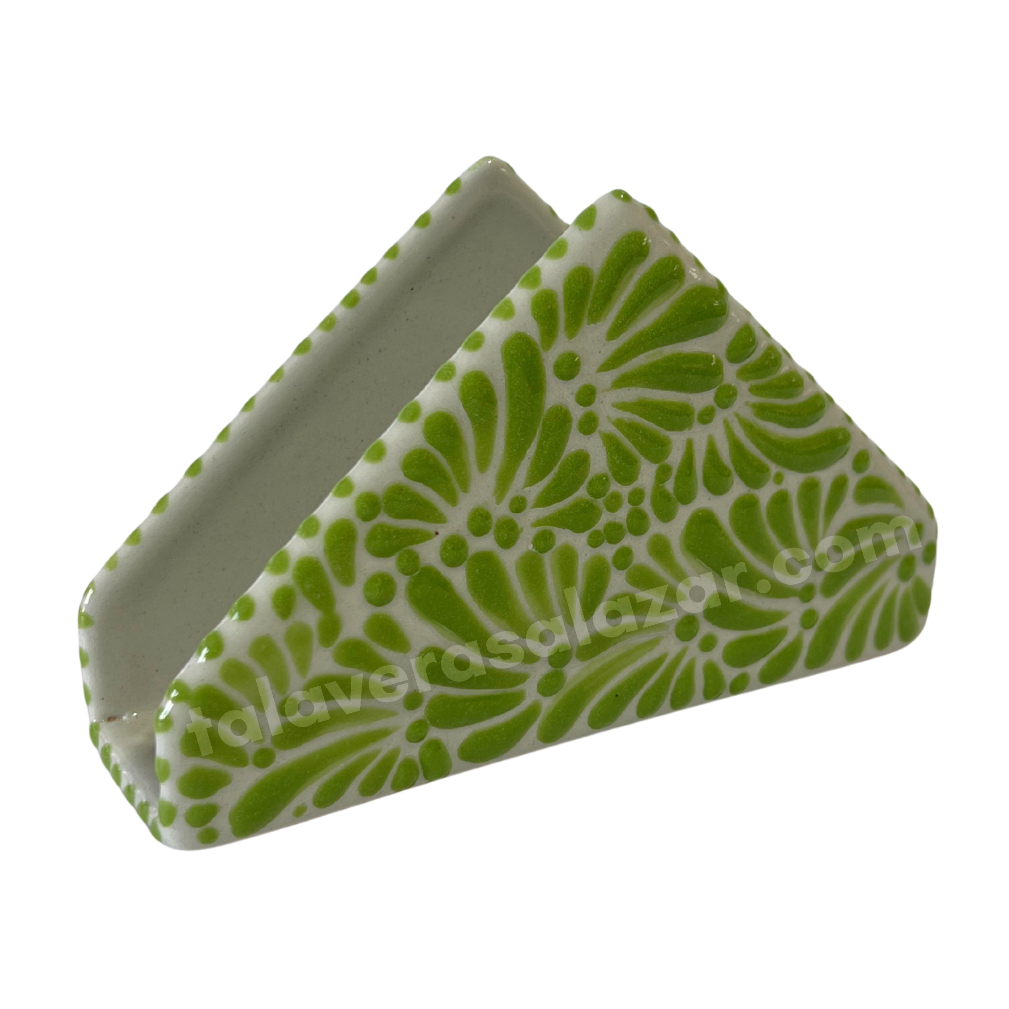 SERVILLETERO FONDO TRADICIONAL MIK VERDE LIMON