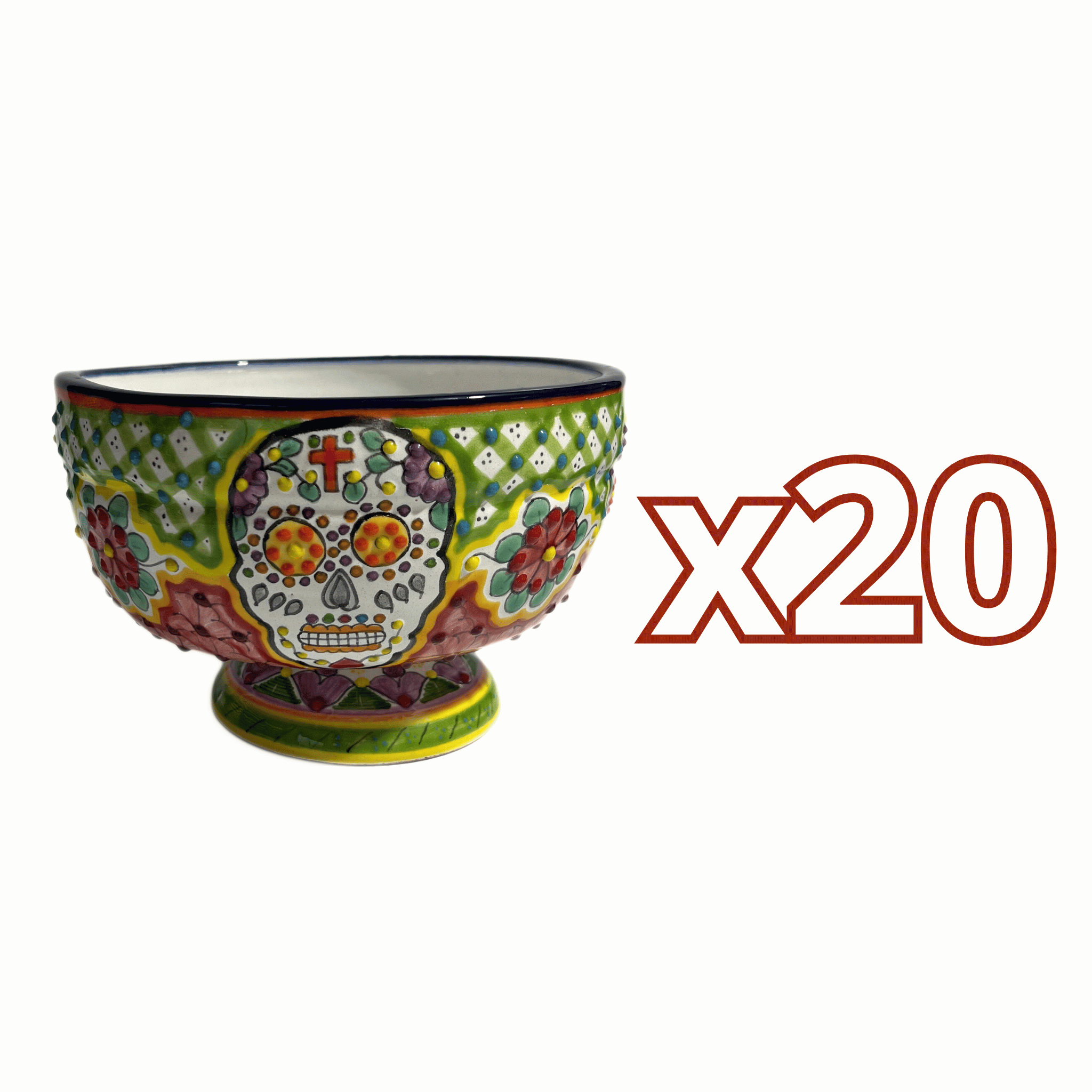 BASE FLORAL MULTICOLOR CALAVERA
