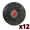 PLATO PLANO MIK SUPER BLACK SAGRADO CORAZON