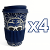 TERMO 15 CM SIN ASA FONDO TRADICIONAL MIK AZUL COBALTO LUCHADOR AZUL COBALTO