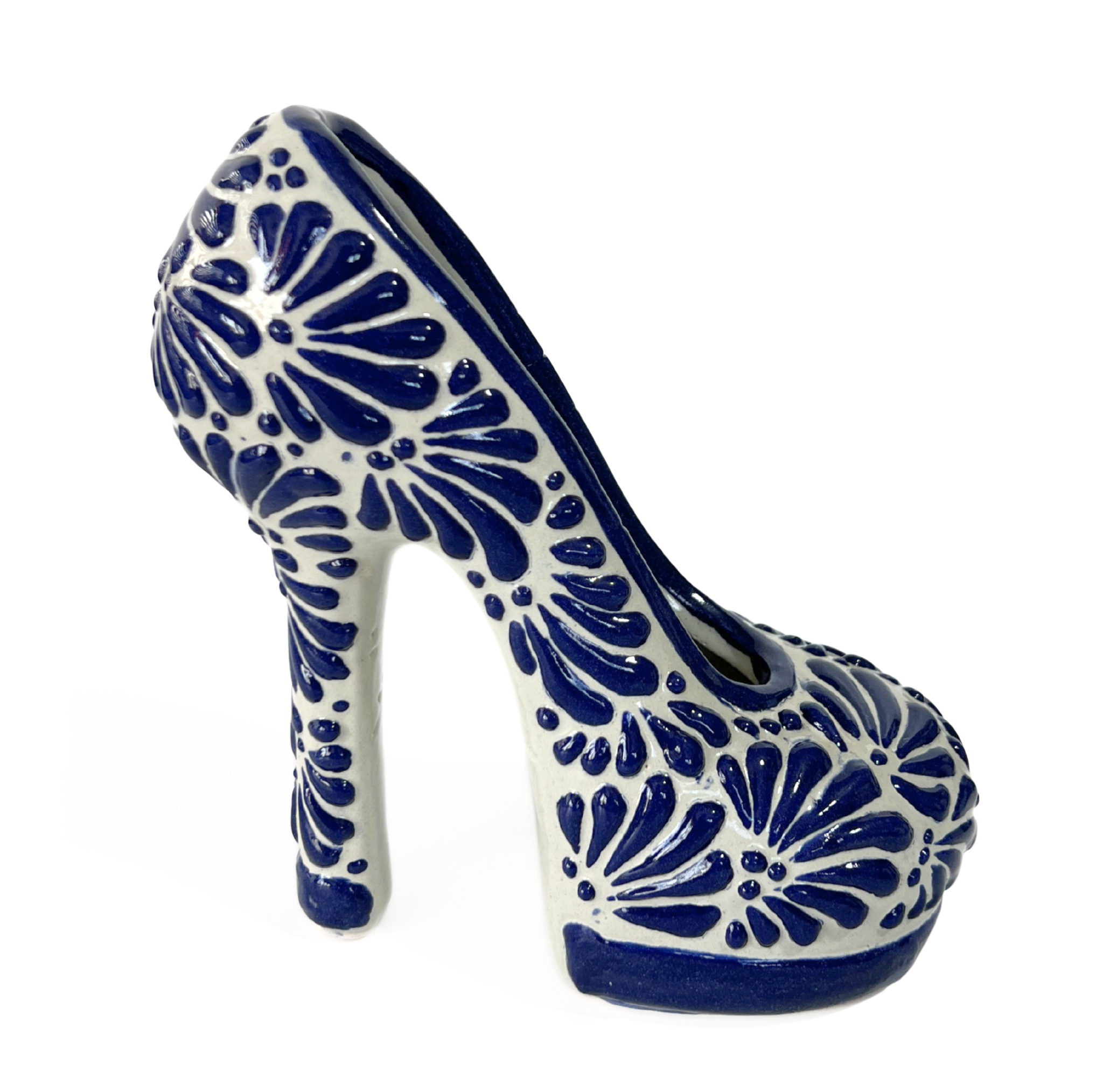ZAPATILLA DE TALAVERA FONDO TRADICIONAL MIK AZUL COBALTO