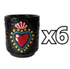 TAZA RECTA ESTANDAR MIK SUPER BLACK SAGRADO CORAZON