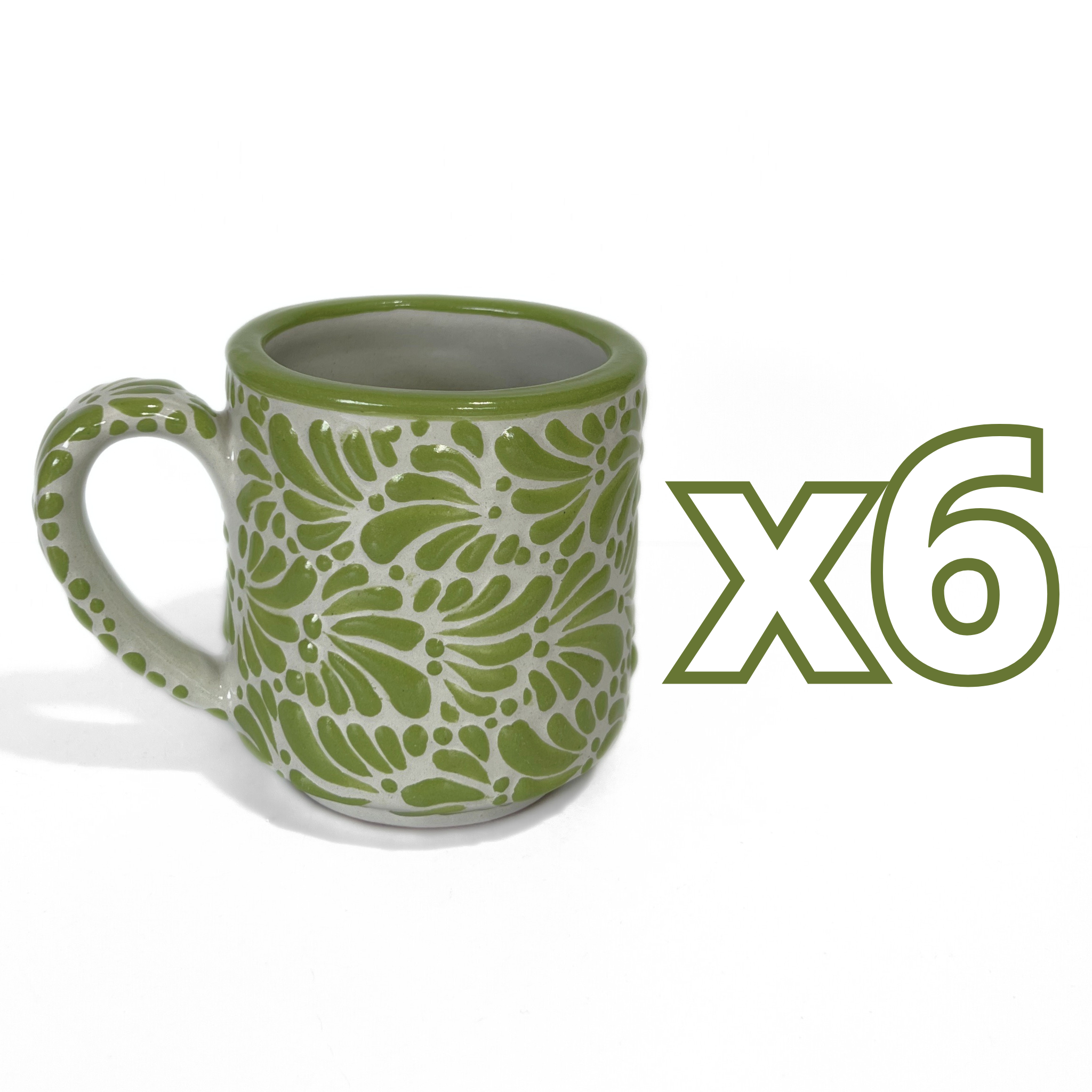 TAZA RECTA ESTANDAR FONDO TRADICIONAL MIK VERDE LIMON