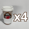 TERMO 15 CM SIN ASA FONDO CAFE MIK BLANCO SAGRADO CORAZON