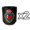 TAZA RECTA ESTANDAR MIK SUPER BLACK SAGRADO CORAZON