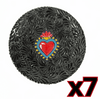 PLATO PLANO MIK SUPER BLACK SAGRADO CORAZON