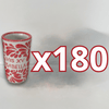 TEQUILERO PERSONALIZADO FONDO TRADICIONAL MIK ROJO MIS XV NOMBRE