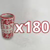 TEQUILERO PERSONALIZADO FONDO TRADICIONAL MIK ROJO INICIALES Y FECHA