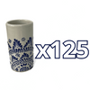 VASOS PARA JARRA FONDO TRADICIONAL CENEFA MANDALA AZUL COBALTO