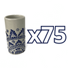 VASOS PARA JARRA FONDO TRADICIONAL CENEFA MANDALA AZUL COBALTO