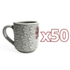 TAZA RECTA ESTANDAR FONDO TRADICIONAL MIK BLANCO AJOLOTE