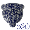 MACETA DE PARED GAJOS GRANDE FONDO TRADICIONAL MIK AZUL COBALTO