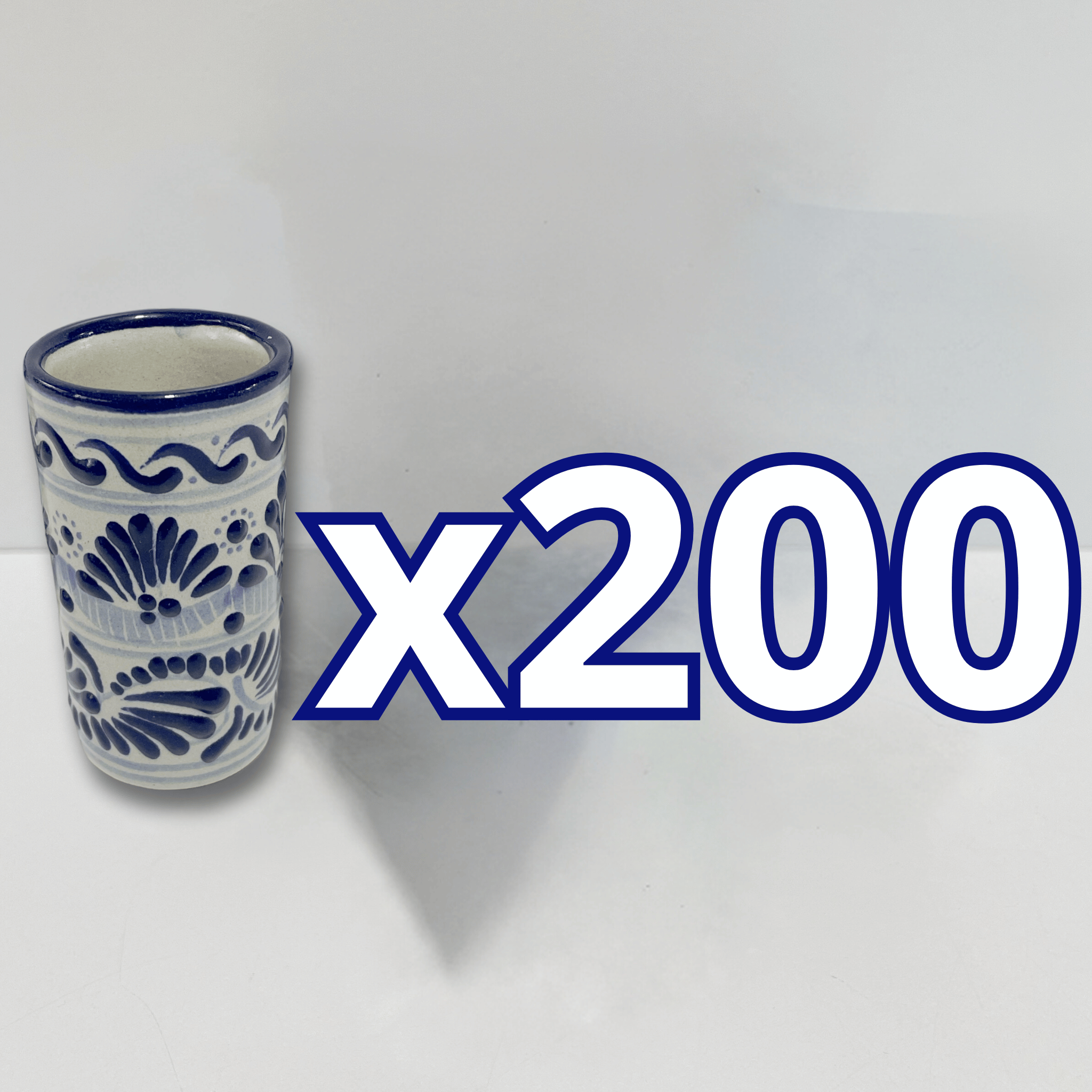 TEQUILERO NO PERSONALIZADO FONDO TRADICIONAL CENEFA CLASICO AZUL COBALTO