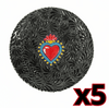 PLATO PLANO MIK SUPER BLACK SAGRADO CORAZON