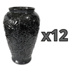 FLORERO JARRON ALTO MIK SUPER BLACK