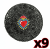 PLATO PLANO MIK SUPER BLACK SAGRADO CORAZON