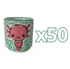 TAZA RECTA ESTANDAR FONDO TRADICIONAL MIK MENTA AJOLOTE