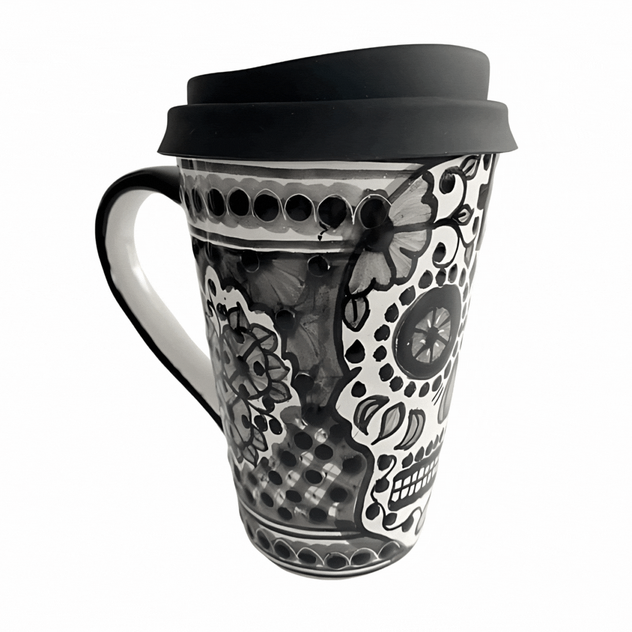 TERMO CON ASA 15 CM CALAVERA