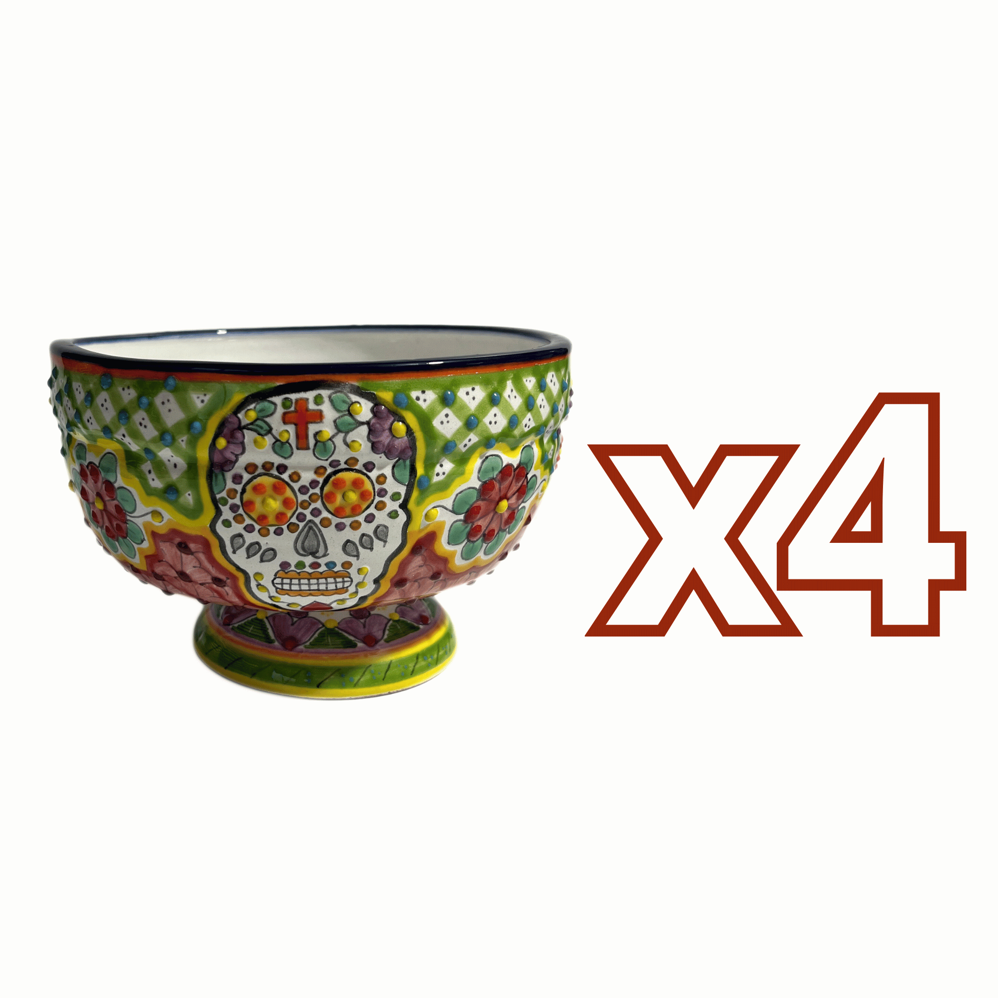 BASE FLORAL MULTICOLOR CALAVERA