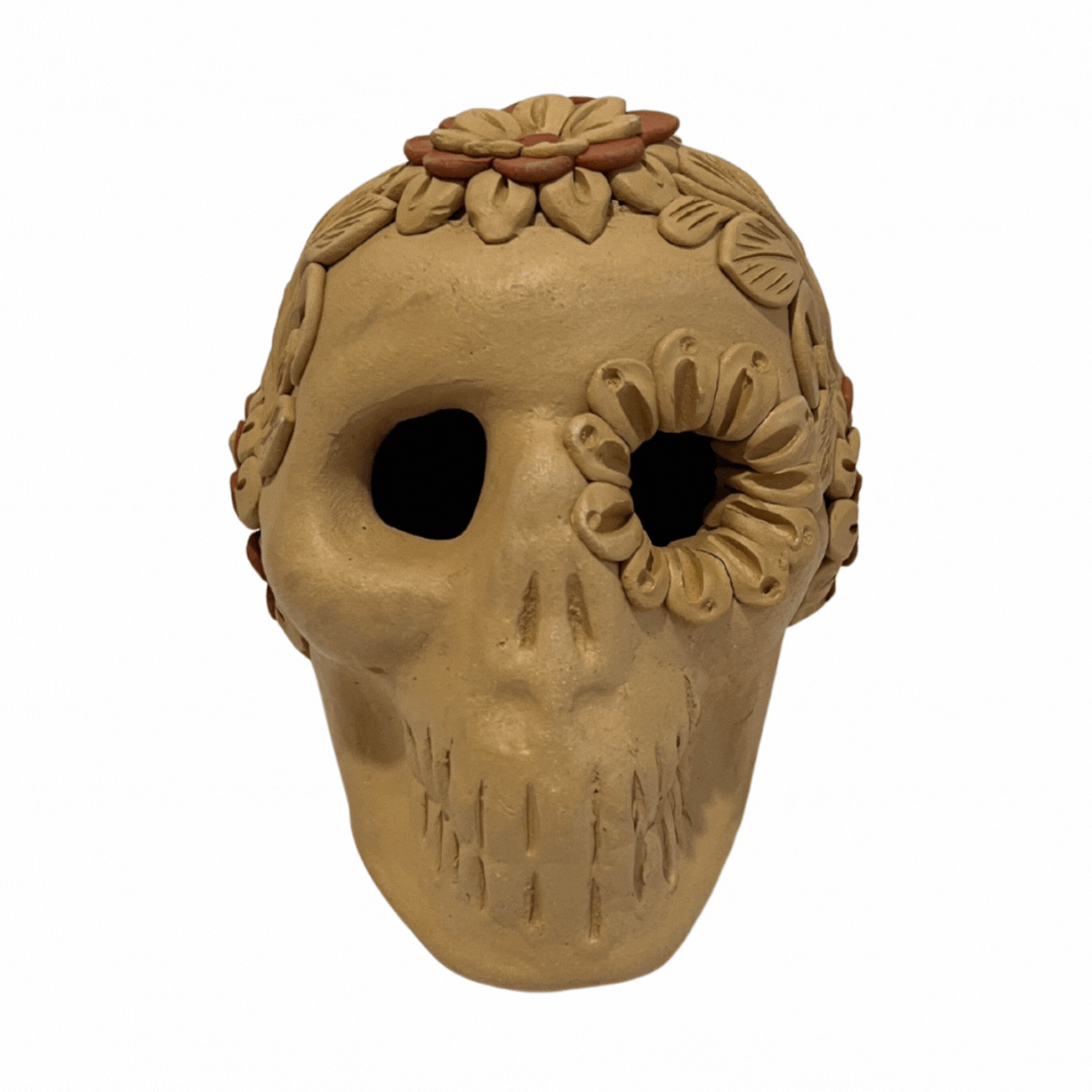 CRANEO BARRO BORDADO NATURAL