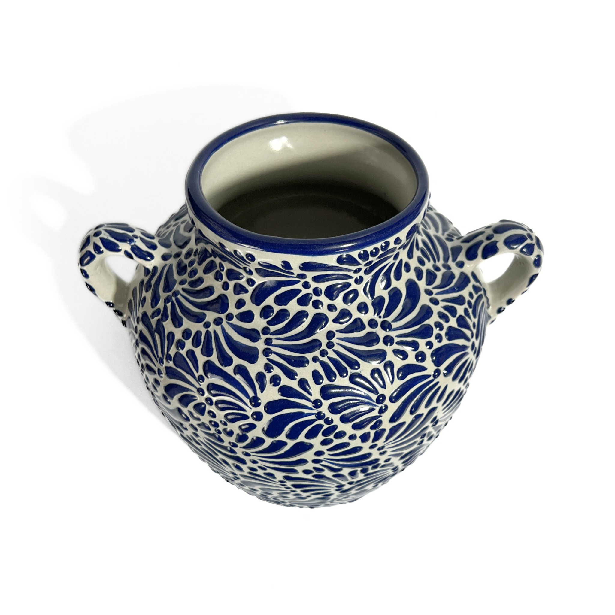 MACETA CUBANA MEDIANA FONDO TRADICIONAL MIK AZUL COBALTO