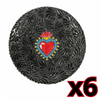 PLATO PLANO MIK SUPER BLACK SAGRADO CORAZON