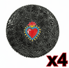PLATO PLANO MIK SUPER BLACK SAGRADO CORAZON