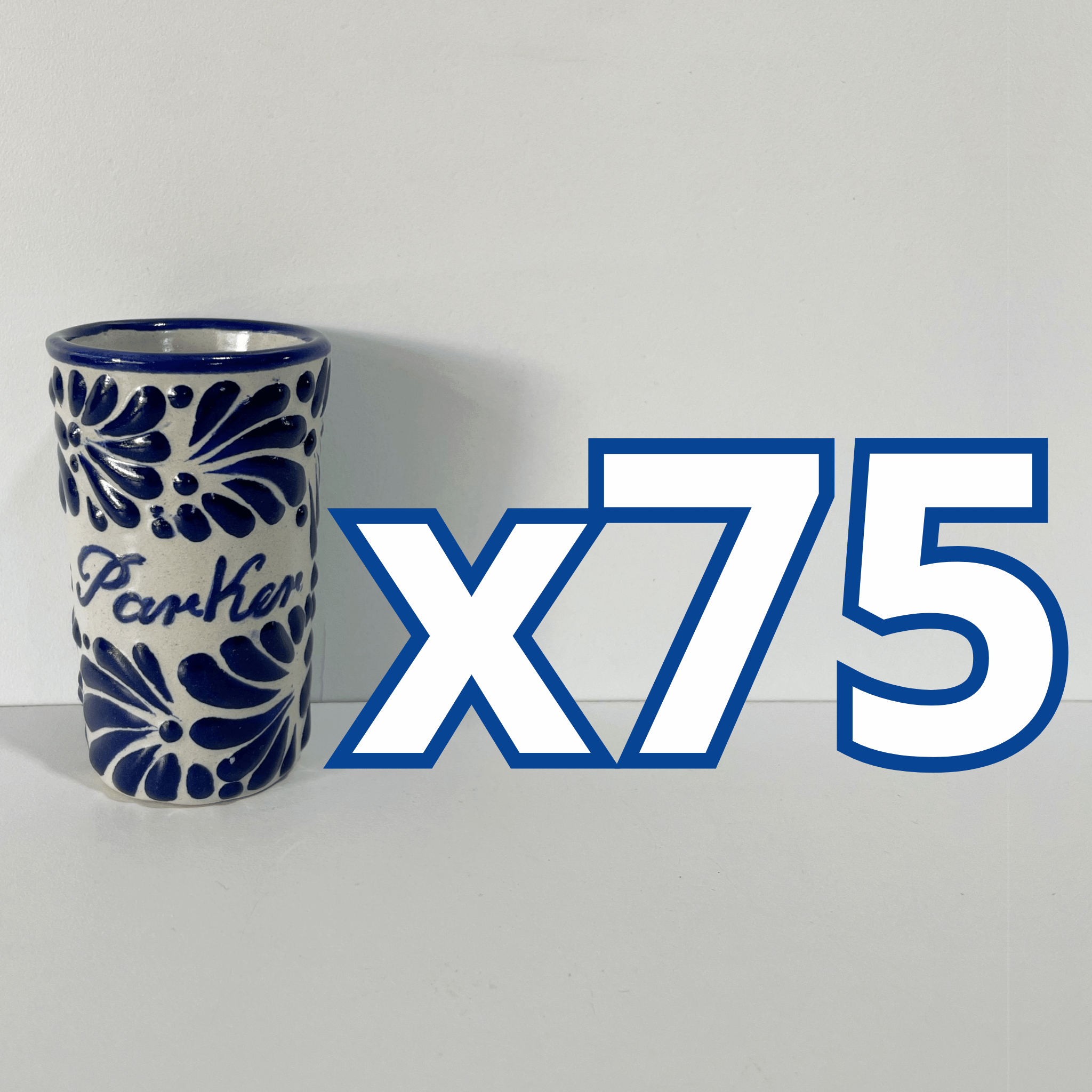 TEQUILERO PERSONALIZADO FONDO TRADICIONAL MIK AZUL COBALTO APELLIDO