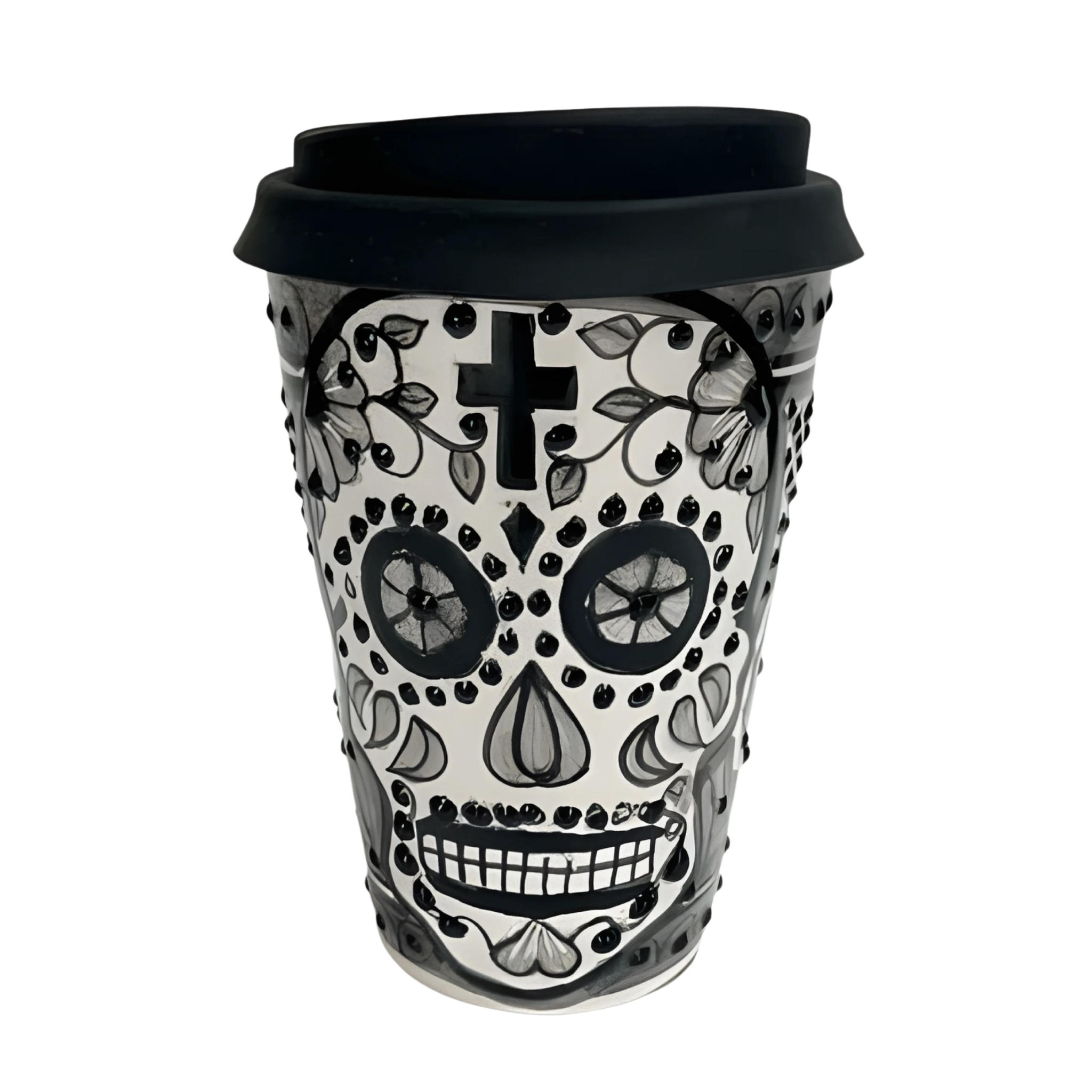 TERMO CON ASA 15 CM CALAVERA