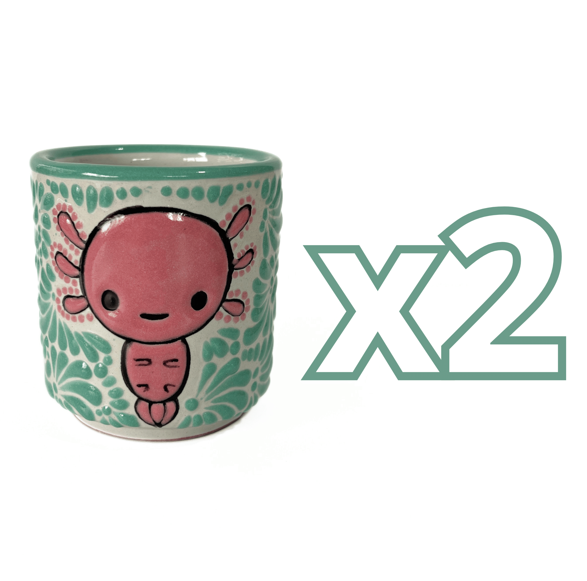 TAZA RECTA ESTANDAR FONDO TRADICIONAL MIK MENTA AJOLOTE