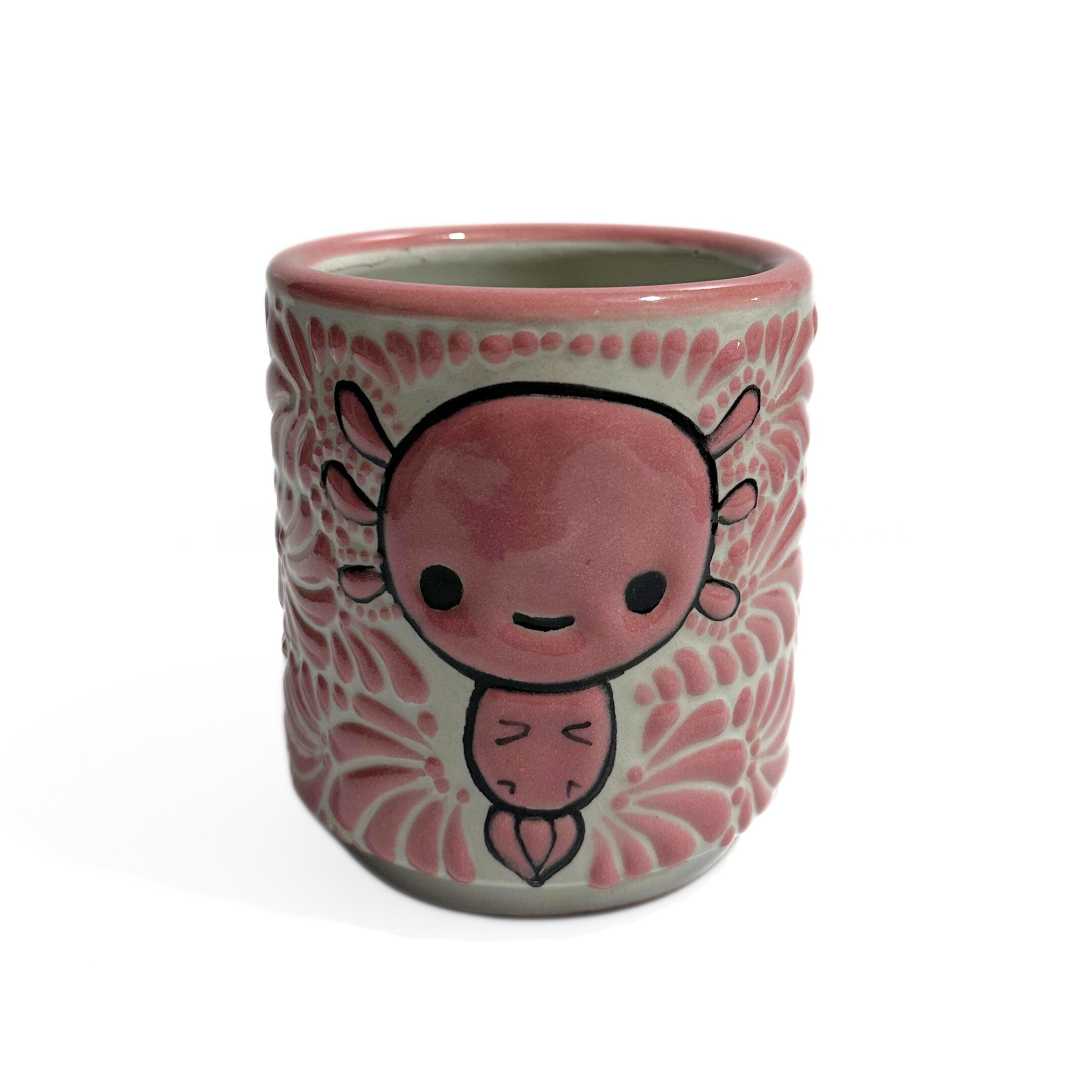 TAZA RECTA ESTANDAR FONDO TRADICIONAL MIK ROSA AJOLOTE