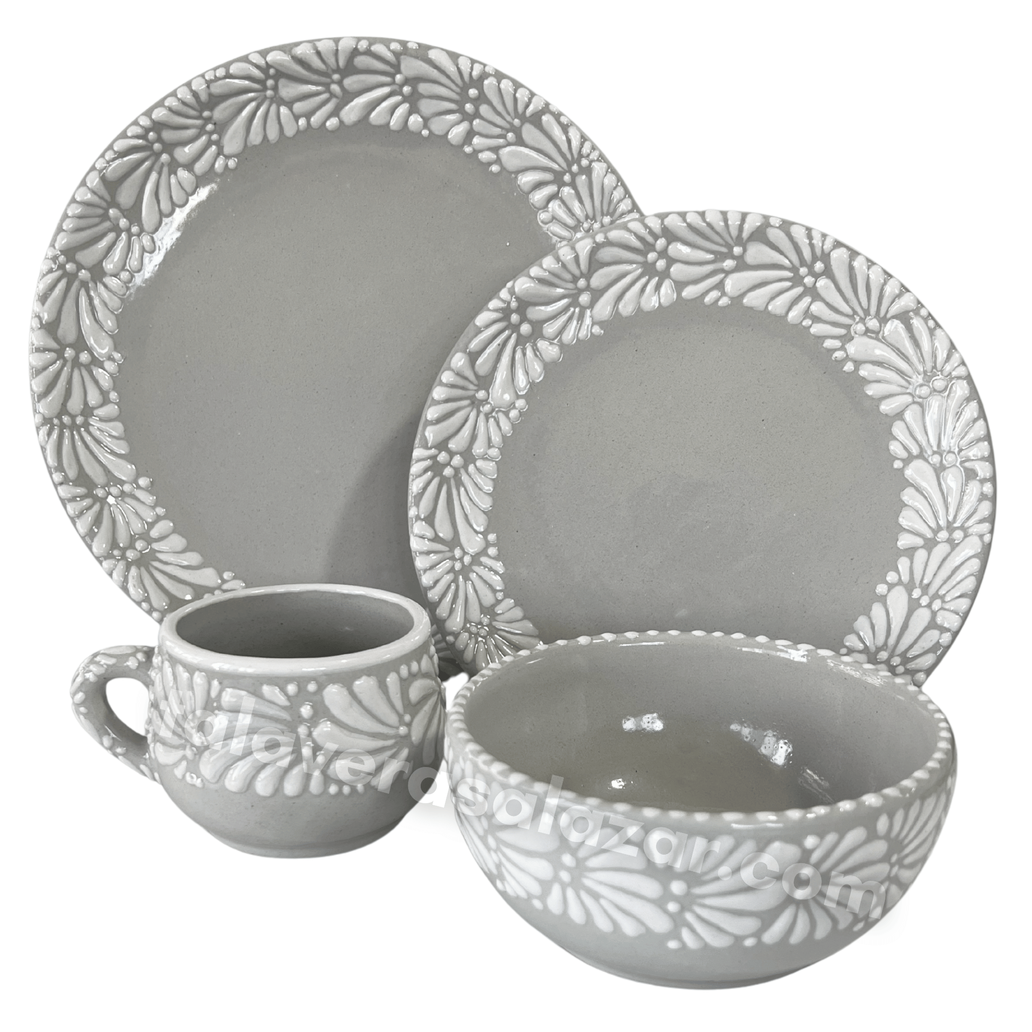 VAJILLA FONDO TRADICIONAL MIK CENEFA BLANCO