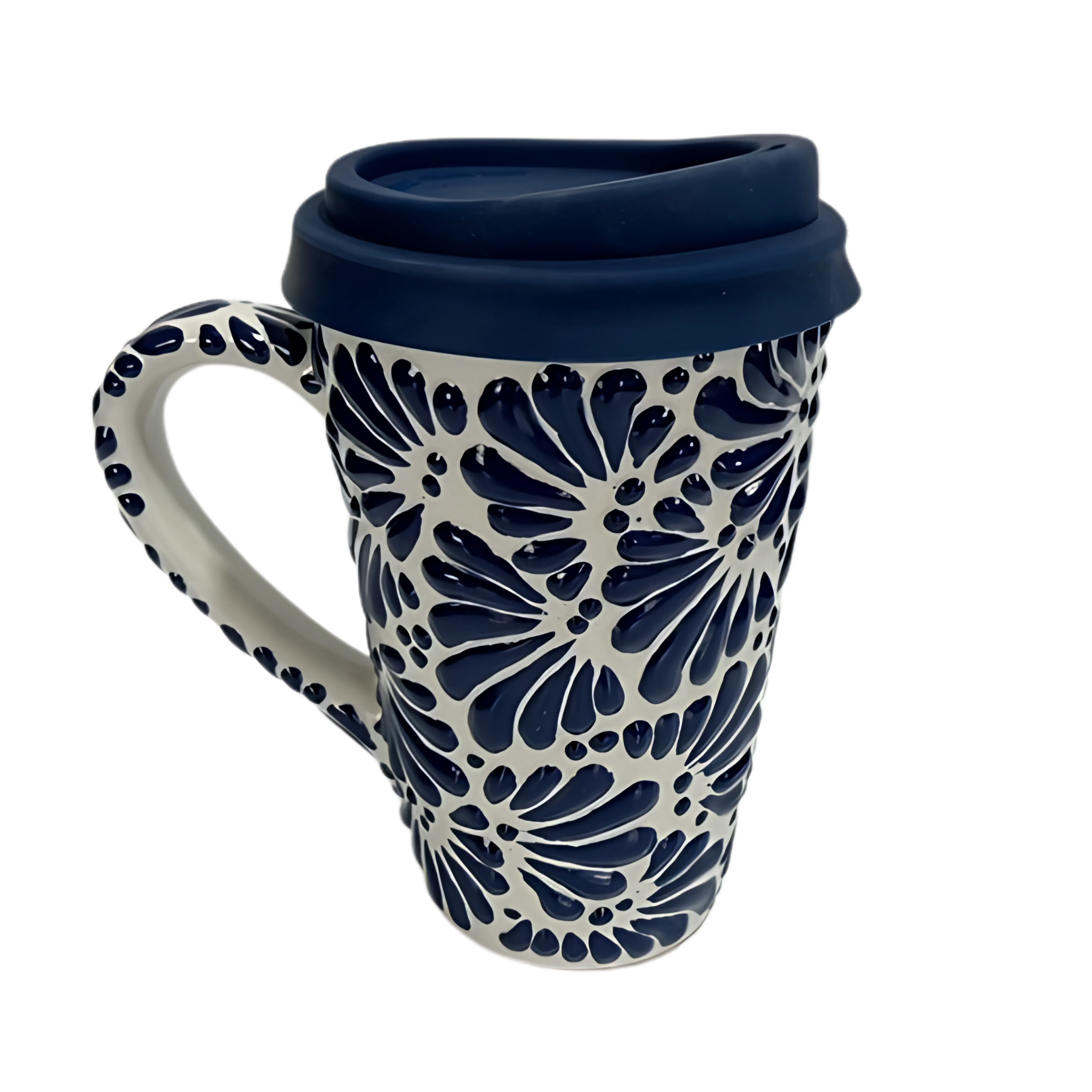 TERMO CON ASA 15 CM FONDO TRADICIONAL MIK AZUL COBALTO