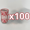 TEQUILERO PERSONALIZADO FONDO TRADICIONAL MIK ROJO MIS XV NOMBRE