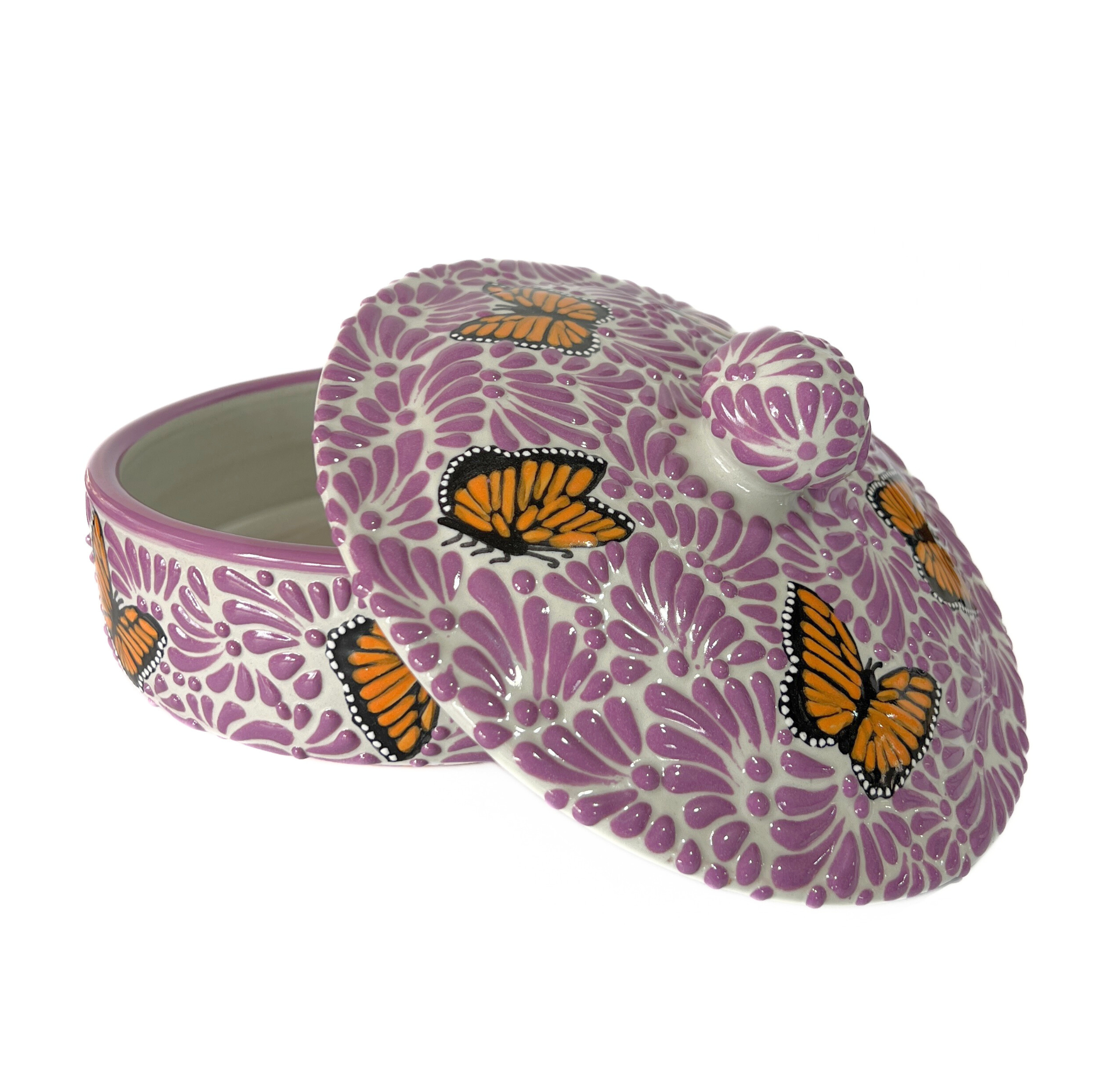 TORTILLERO FONDO TRADICIONAL MIK MORADO MARIPOSAS