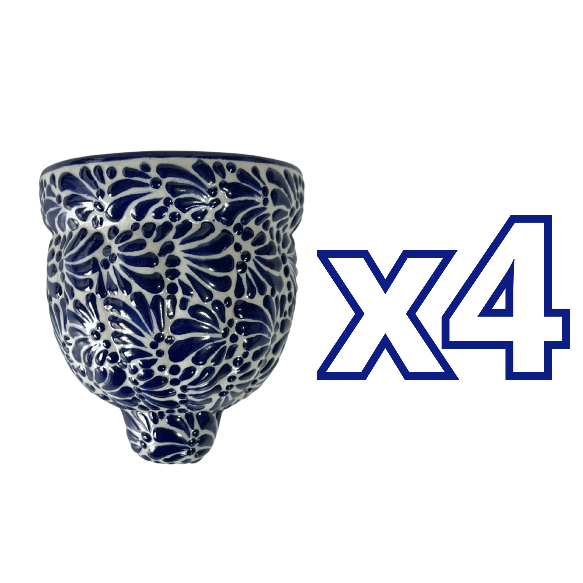 MACETA DE PARED GAJOS CHICA FONDO TRADICIONAL MIK AZUL COBALTO