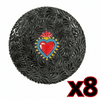 PLATO PLANO MIK SUPER BLACK SAGRADO CORAZON
