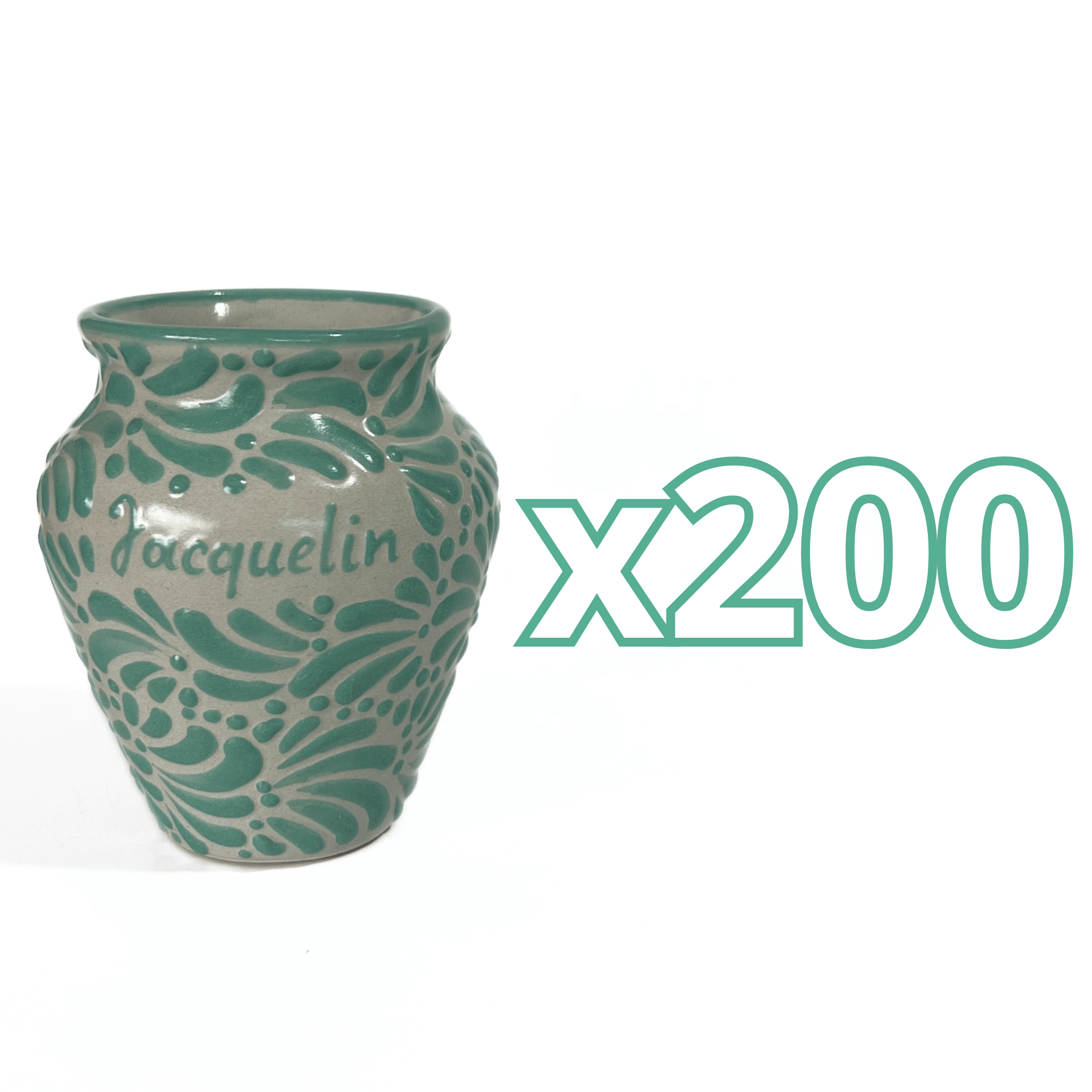 CANTARITO PERSONALIZADO FONDO TRADICIONAL MIK MENTA COBALTO NOMBRE