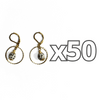 ARETES ARO ESFERA FONDO TRADICIONAL DESTELLOS DE PLATA