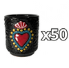 TAZA RECTA ESTANDAR MIK SUPER BLACK SAGRADO CORAZON