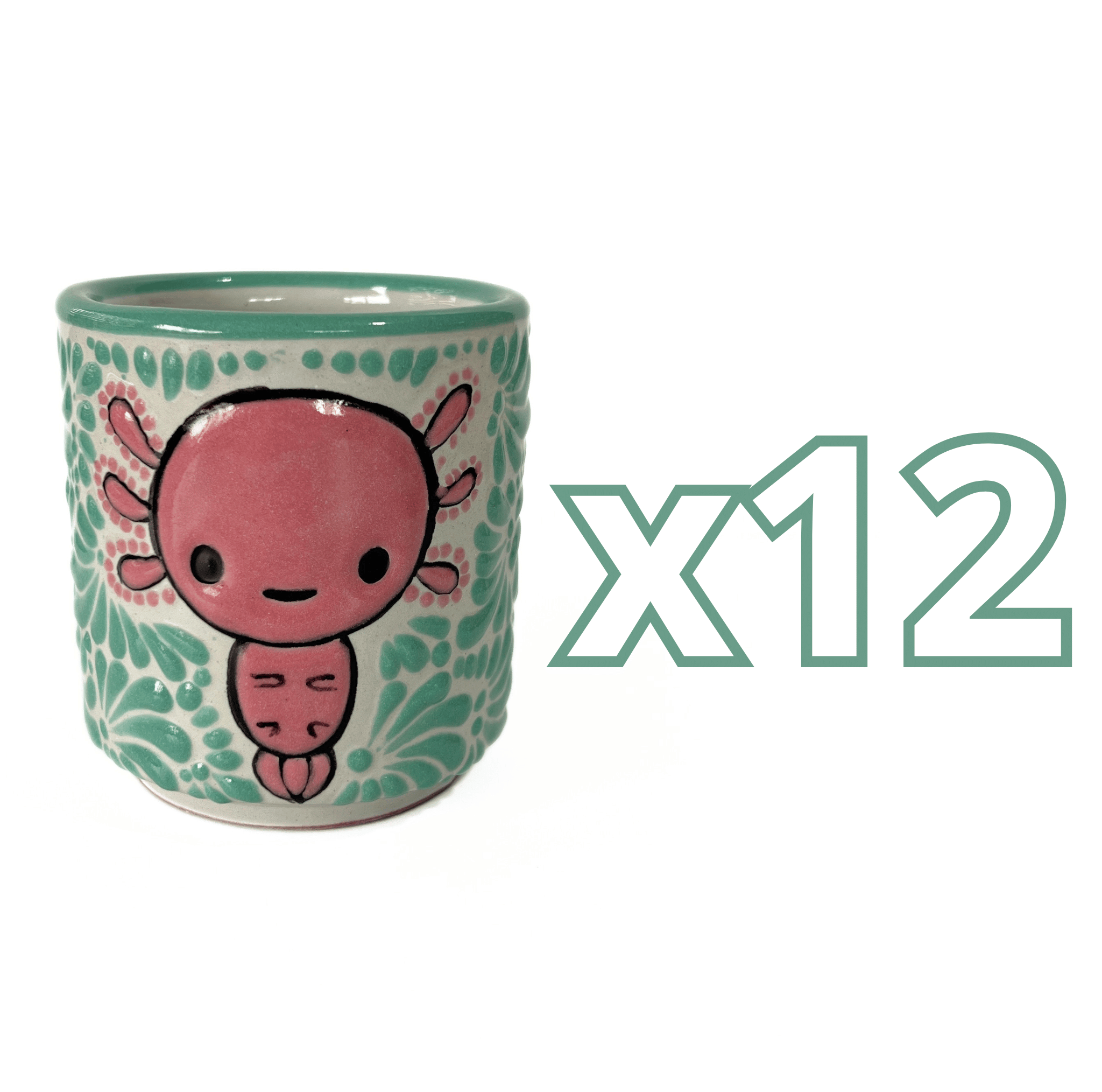 TAZA RECTA ESTANDAR FONDO TRADICIONAL MIK MENTA AJOLOTE