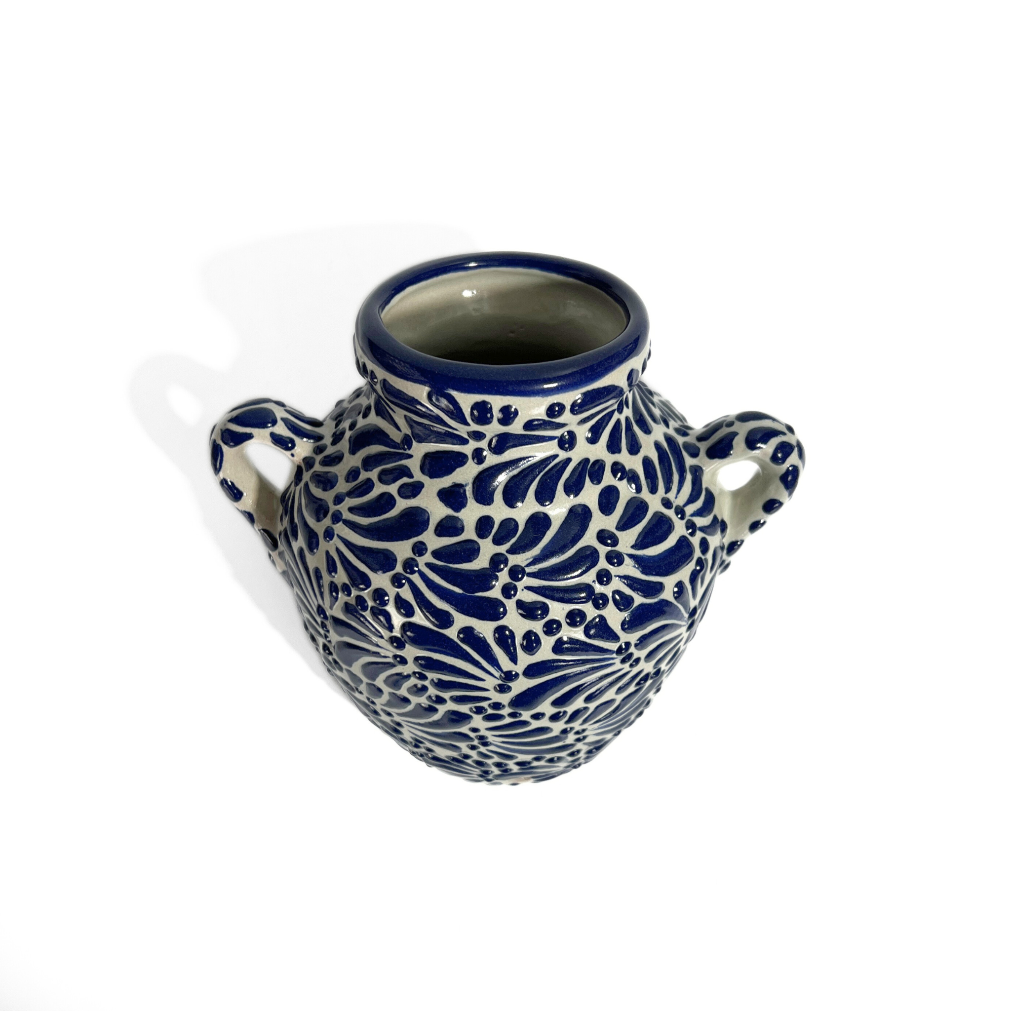 MACETA CUBANA CHICA FONDO TRADICIONAL MIK AZUL COBALTO