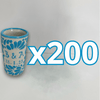 TEQUILERO PERSONALIZADO FONDO TRADICIONAL MIK AZUL TURQUESA INICIALES Y FECHA