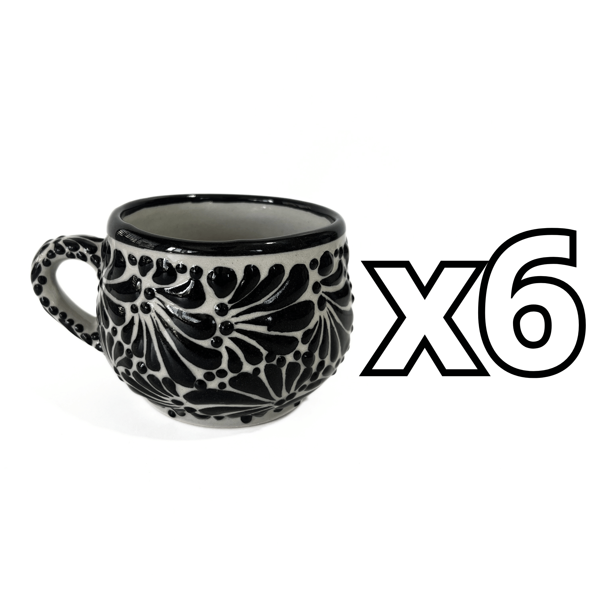 TAZA CHOCOLATERA MEDIANA FONDO TRADICIONAL MIK NEGRO