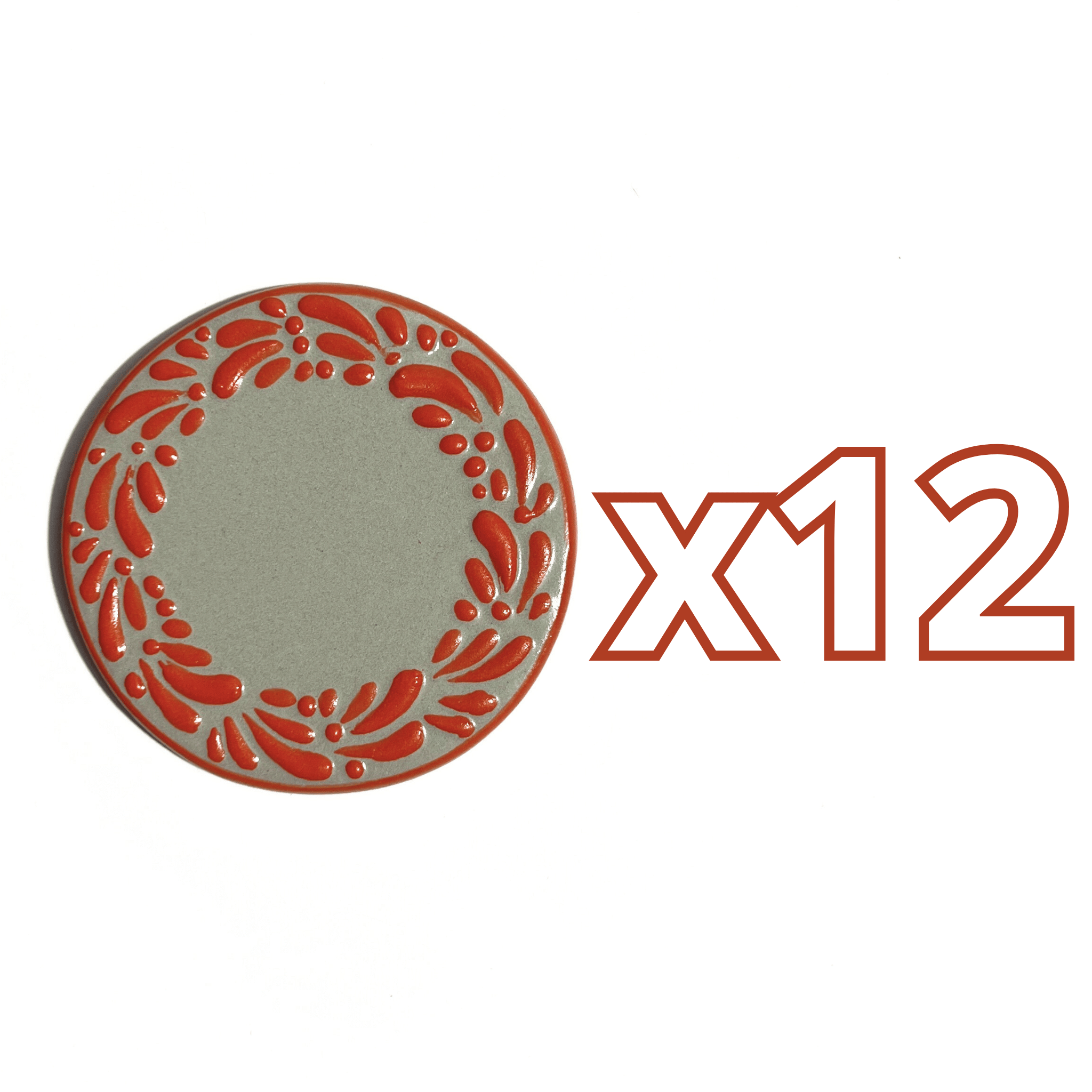 PORTA VASO FONDO TRADICIONAL MIK CENEFA NARANJA