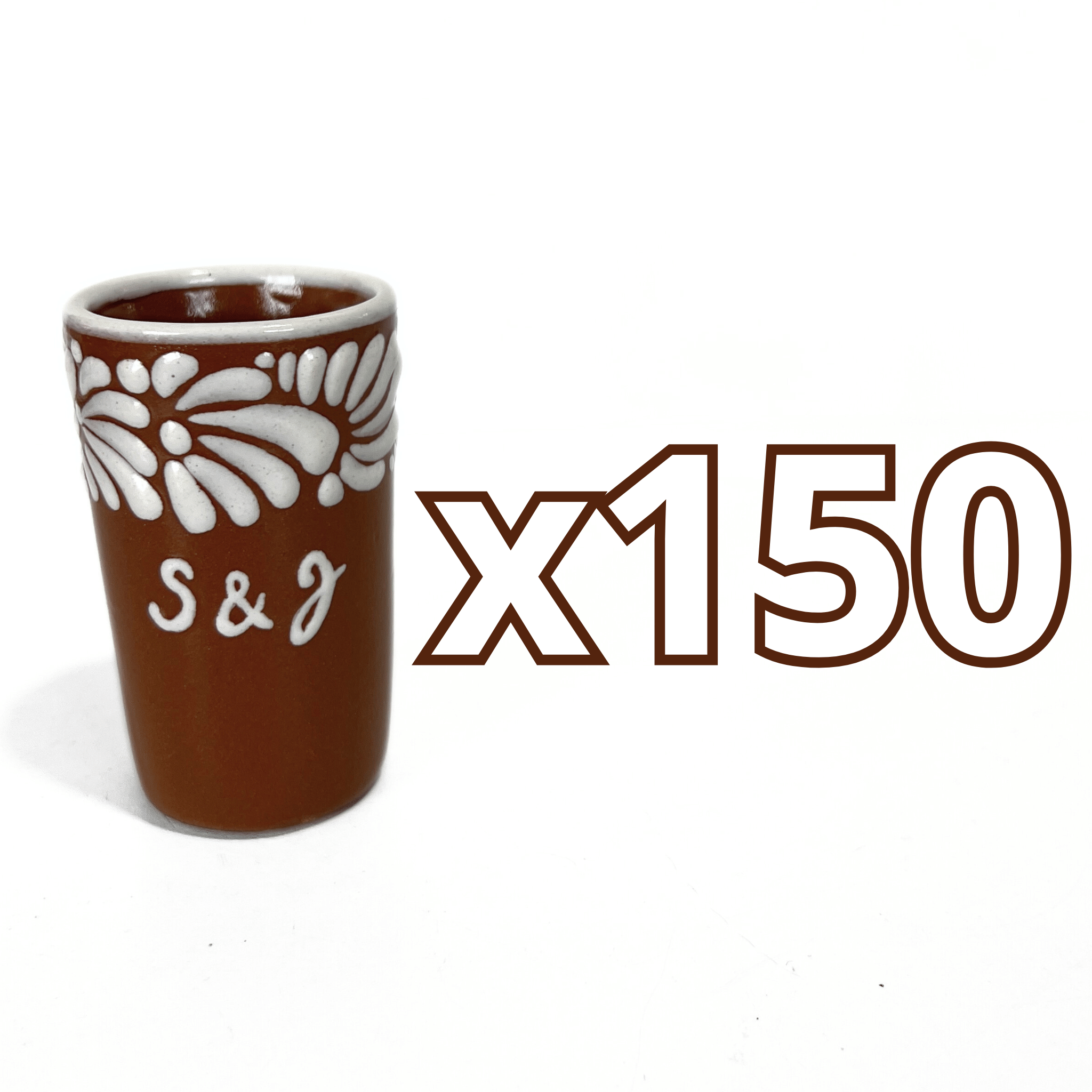 TEQUILERO INICIALES FONDO CAFE MIK CENEFA BLANCO PERSONALIZADO