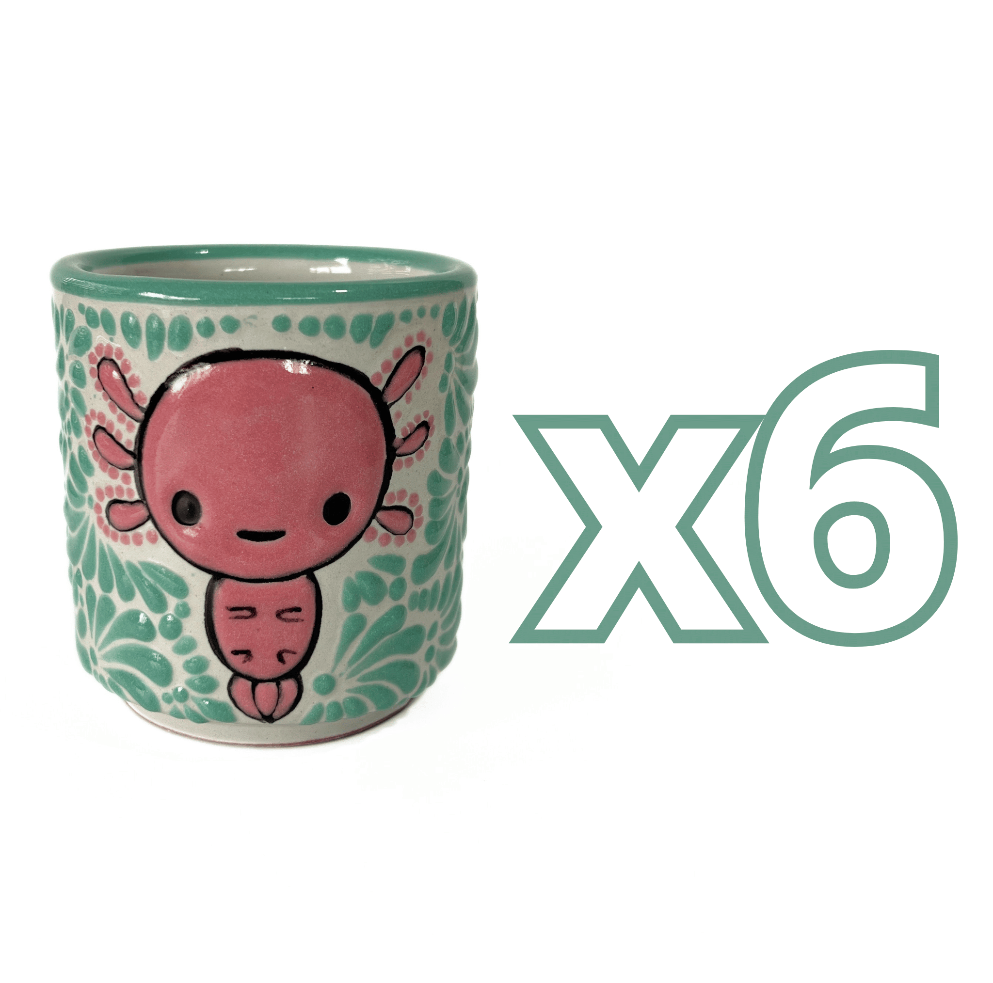TAZA RECTA ESTANDAR FONDO TRADICIONAL MIK MENTA AJOLOTE